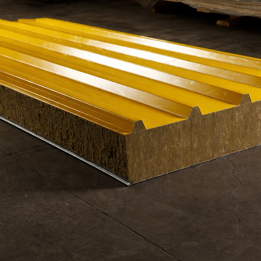 Кровельные сэндвич-панели с наполнителем из базальтовой минеральной ваты