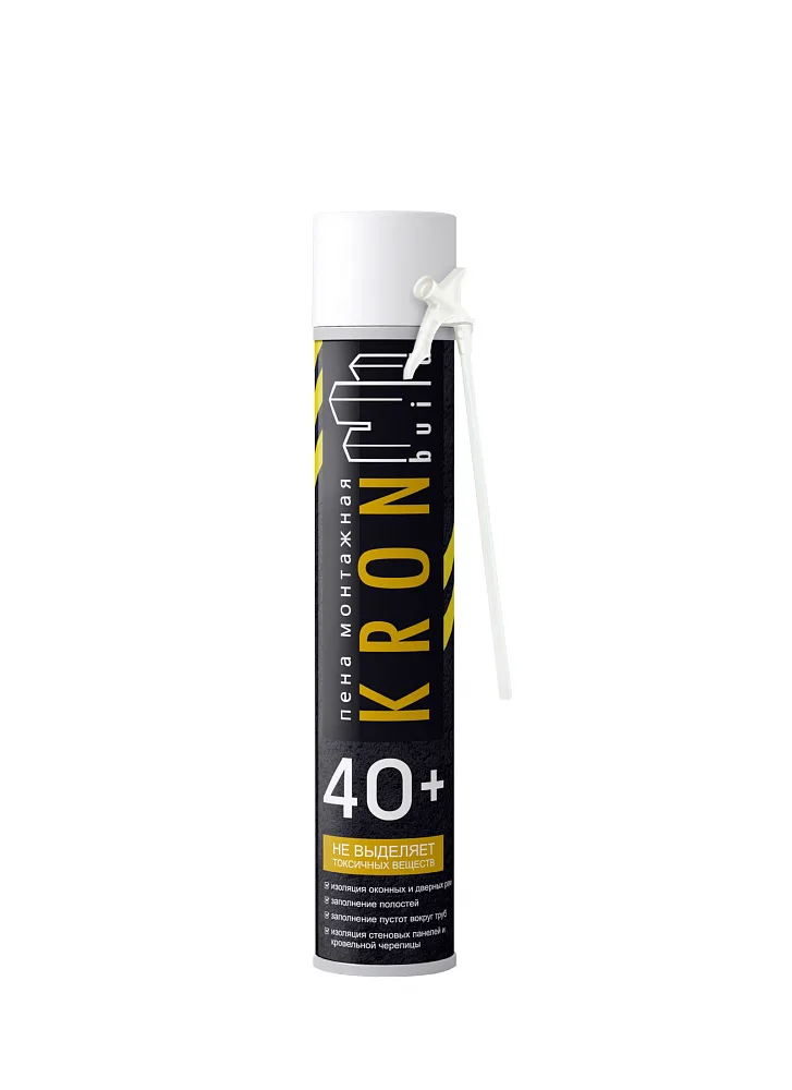 KRONbuild Всесезонная 40+ бытовая монтажная пена