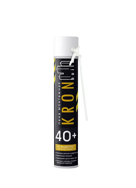 KRONbuild Всесезонная 40+ бытовая монтажная пена