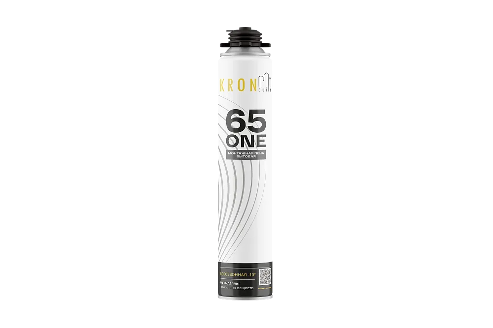 KRONbuild ONE Всесезонная 65 профессиональная монтажная пена