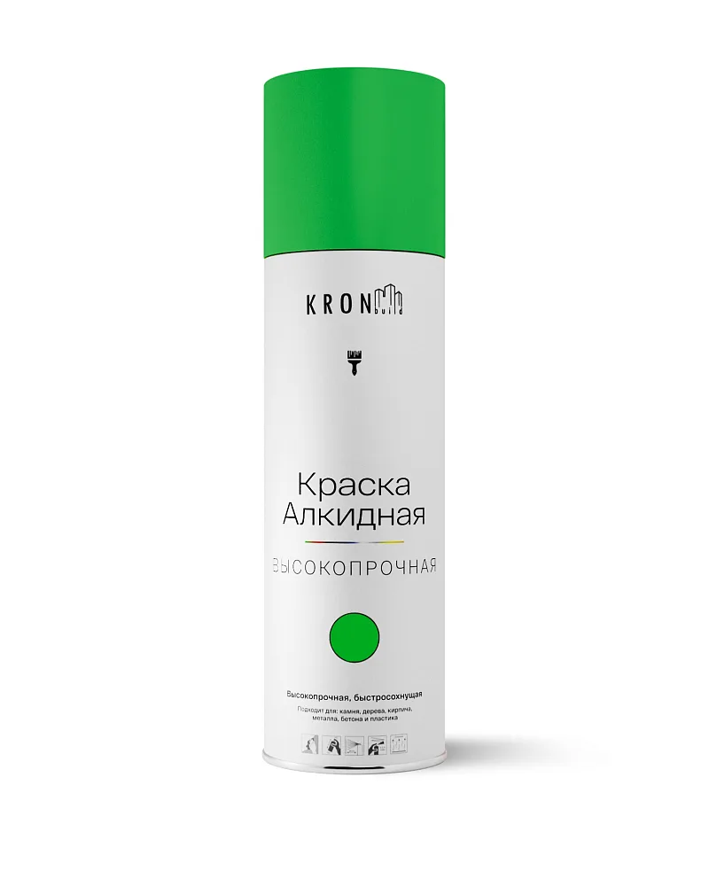 KRONbuild Алкидная аэрозольная краска универсальная 