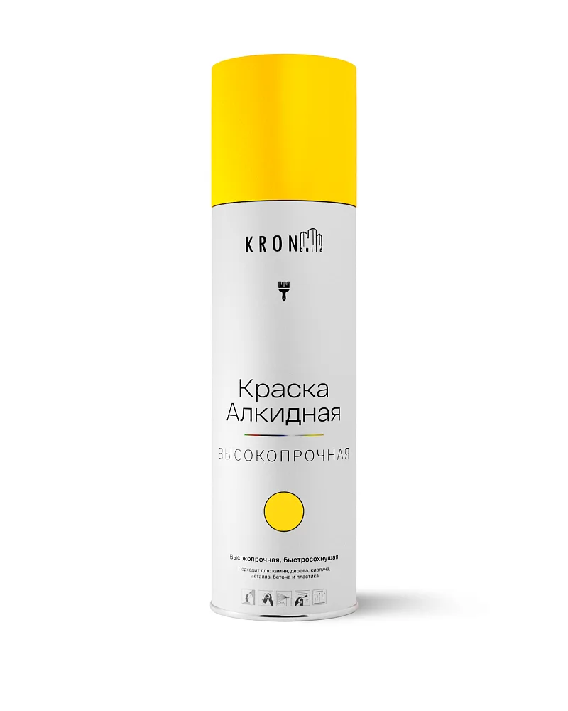KRONbuild Алкидная аэрозольная краска универсальная 