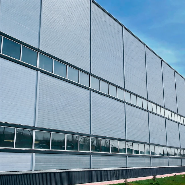 Сэндвич-панели стеновые с наполнителем из базальтовой минеральной ваты