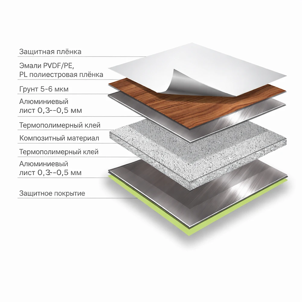 Алюминиевые композитные панели Alcotek