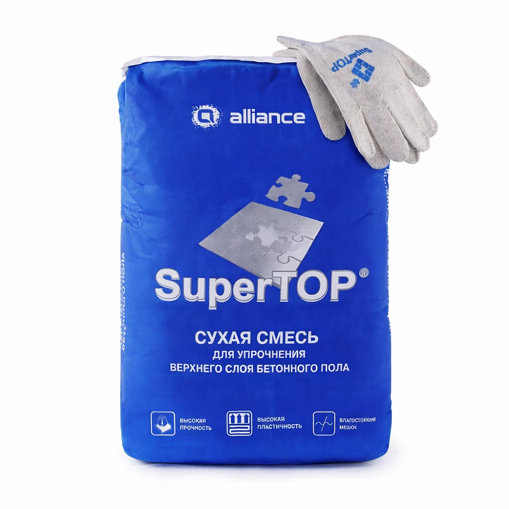 Топпинг SuperTOP для упрочнения бетонных полов