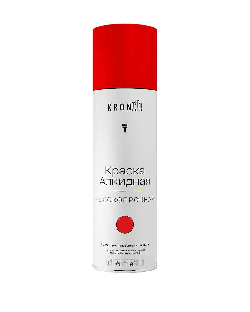 KRONbuild Алкидная аэрозольная краска универсальная 
