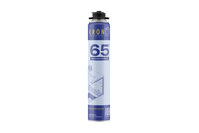 KRONbuild Всесезонная 50+ профессиональная монтажная пена