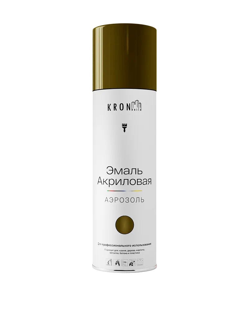 KRONbuild Эмаль акриловая аэрозольная универсальная