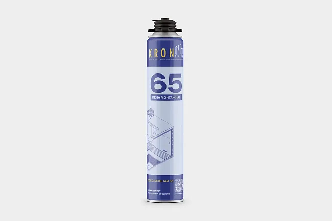 KRONbuild Всесезонная 50+ профессиональная монтажная пена