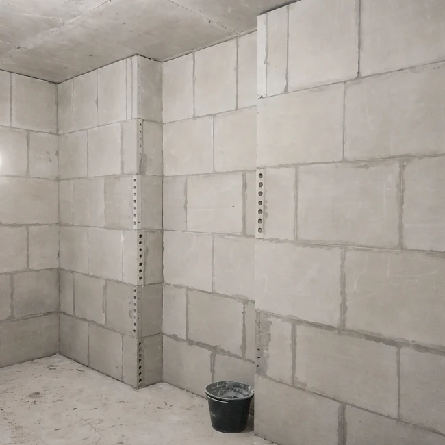 Пазогребневая плита (ПГП) полнотелая влагостойкая 667x500x100 мм