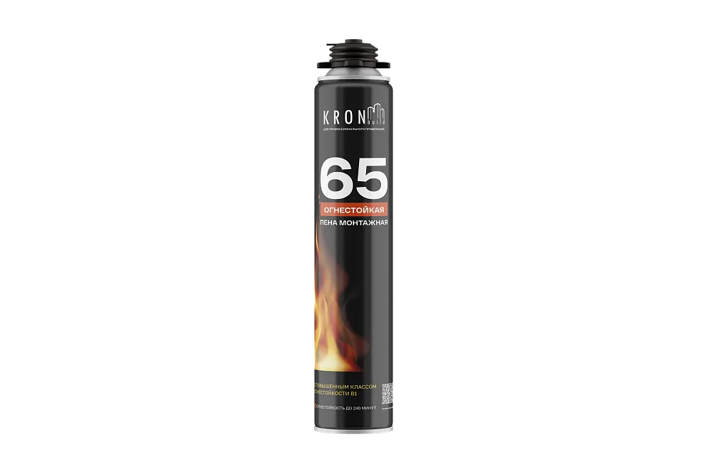 KRONbuild Огнестойкая B1 профессиональная монтажная пена