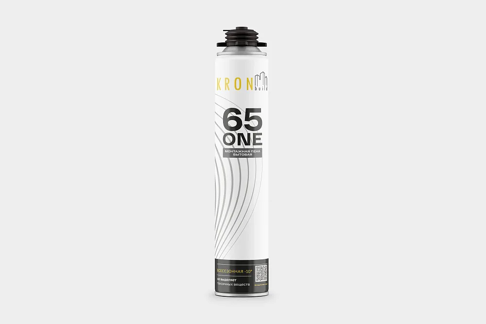 KRONbuild ONE Всесезонная 65 профессиональная монтажная пена