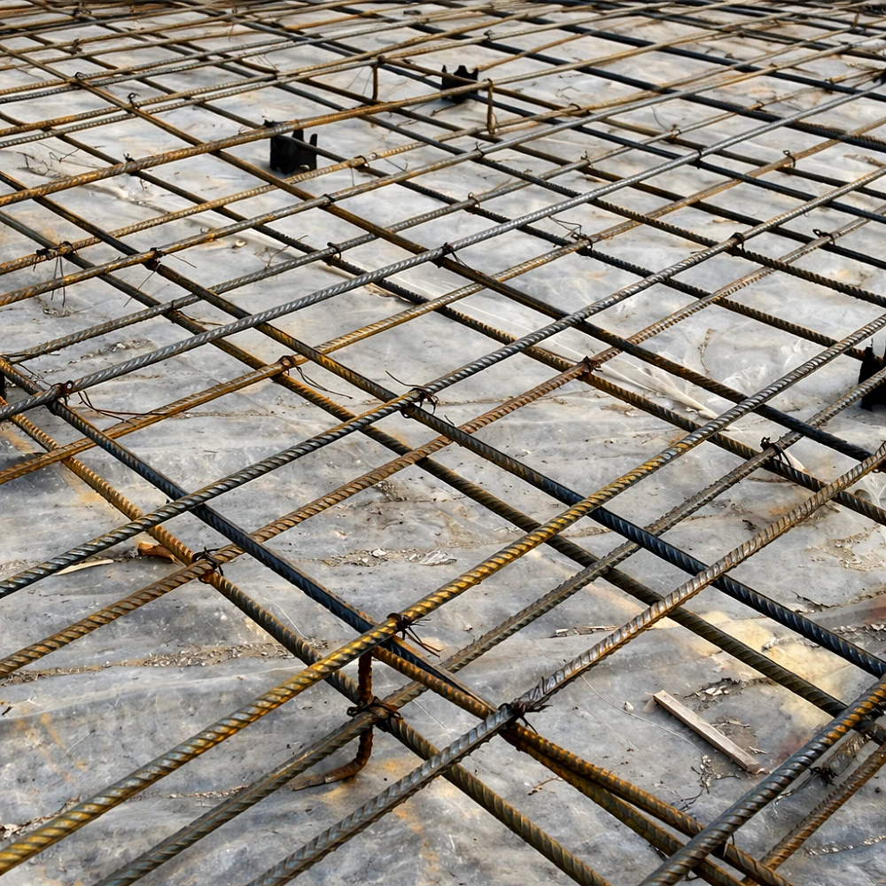 Пластиковый стульчик-опора (фиксатор) для арматуры промышленных полов