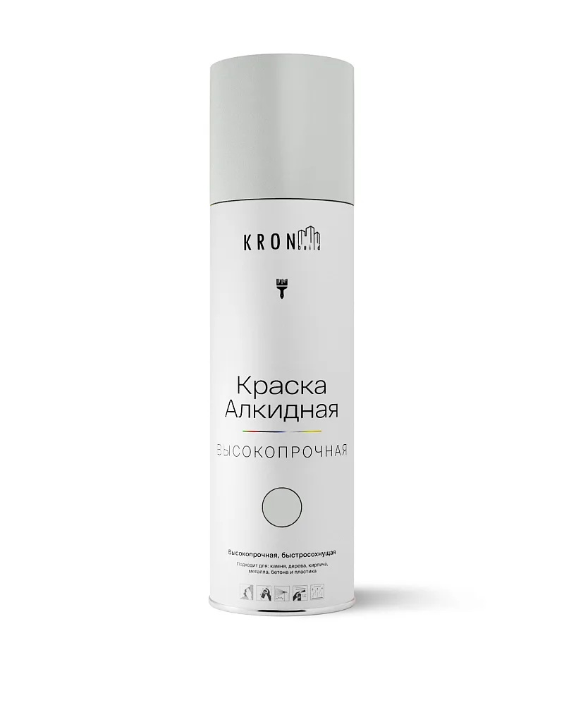 KRONbuild Алкидная аэрозольная краска универсальная 