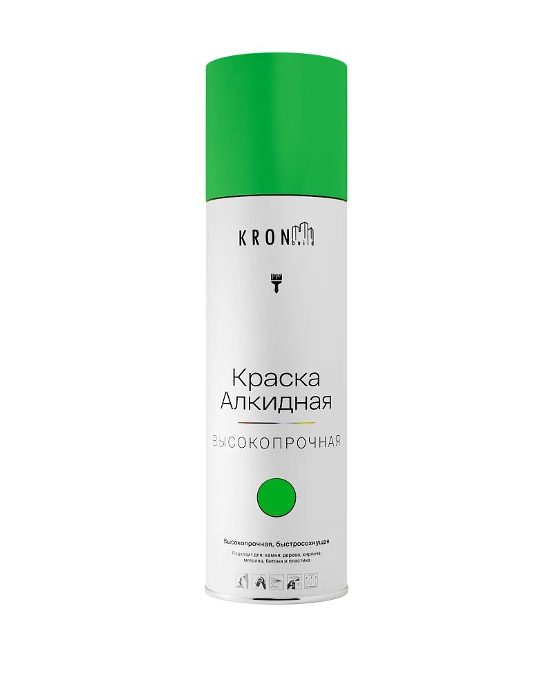 KRONbuild Алкидная аэрозольная краска универсальная 