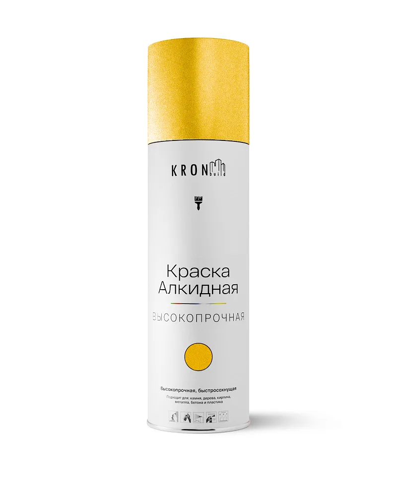 KRONbuild Алкидная аэрозольная краска универсальная 