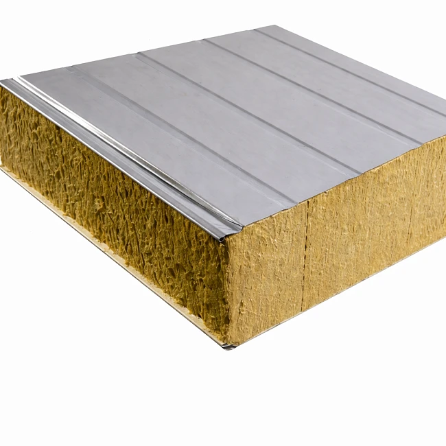 Сэндвич-панели стеновые с наполнителем из базальтовой минеральной ваты