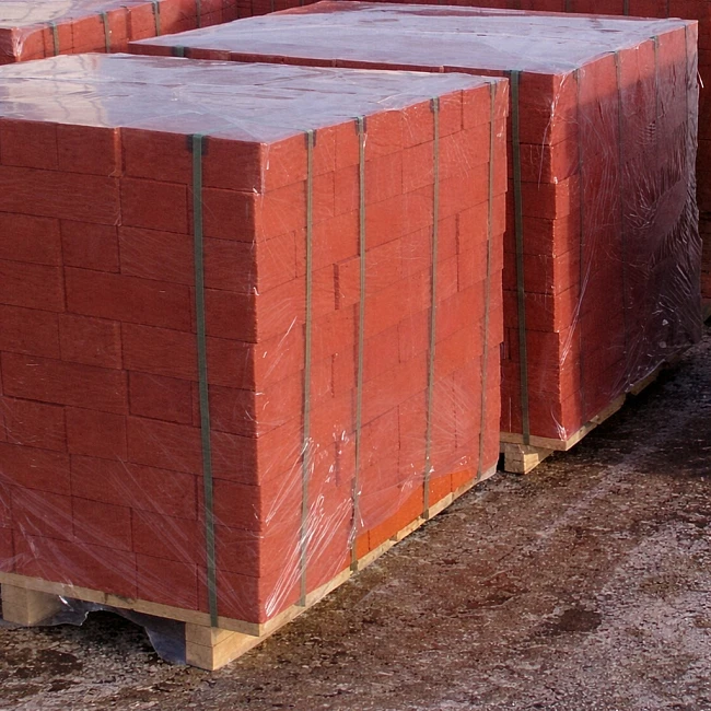 Кирпич М100 полнотелый одинарный (рядовой)