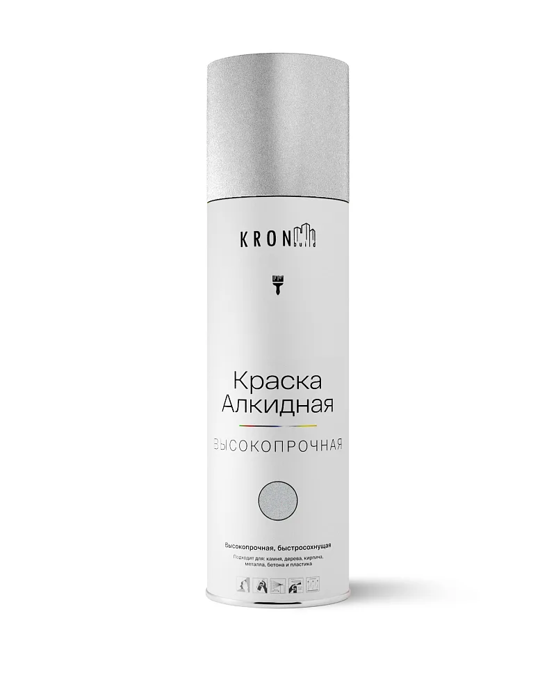 KRONbuild Алкидная аэрозольная краска универсальная 