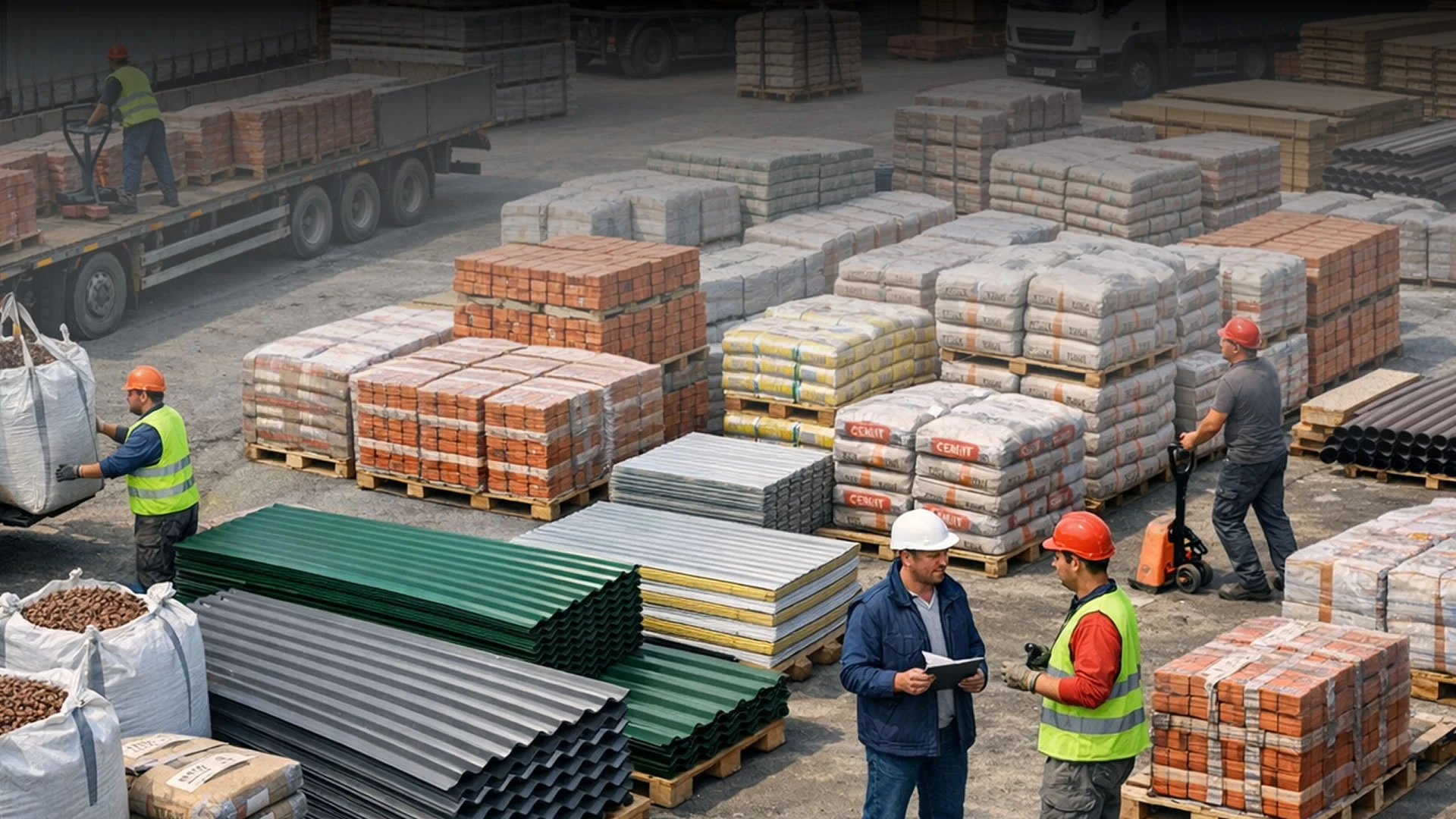 Комплексное снабжение строительных объектов материалами